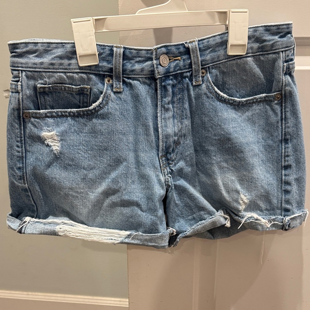 Lucky Brand Boyfriend Distressed Denim Shorts